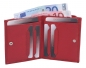 Mobile Preview: Wiener Schachtel LEAS in Echt-Leder, rot - LEAS Special Edition