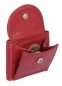 Mobile Preview: Extra kleine Minibörse LEAS in Echt-Leder, rot - LEAS Mini-Edition