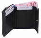 Preview: Minibörse LEAS in Echt-Leder, schwarz - LEAS Mini-Edition