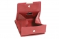 Mobile Preview: Wiener-Schachtel mit großer Kleingeldschütte LEAS, in Echt-Leder, cherry/rot - LEAS Special Edition
