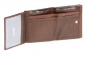 Mobile Preview: Wiener-Schachtel mit großer Kleingeldschütte LEAS, in Echt-Leder, dunkelbraun - LEAS Special Edition