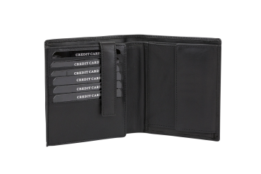 Preview: LEAS Geldbörse im Hochformat mit Klappe für sehr viele Karten Sicherheits Portemonnaie mit RFID Schutz Blocking Folie und Geschenk Box Echt-Leder, schwarz Preview: LEAS Geldbörse im Hochformat mit Klappe für sehr viele Karten Sicherheits Portemonnaie mit RFID Schutz Blocking Folie und Geschenk Box Echt-Leder, schwarz