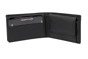 Preview: LEAS Minibörse mit Klappe extra flach im Querformat dünn, Flaches Portemonnaie mit RFID Schutz, Block Folie mit Geschenk Box Echt-Leder, schwarz Preview: LEAS Minibörse mit Klappe extra flach im Querformat dünn, Flaches Portemonnaie mit RFID Schutz, Block Folie mit Geschenk Box Echt-Leder, schwarz