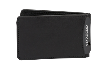 Preview: Minibörse extra flach im Querformat dünn, flaches Portemonnaie mit RFID Schutz, Block Folie mit Geschenk Box LEAS in Echt-Leder, schwarz Preview: Minibörse extra flach im Querformat dünn, flaches Portemonnaie mit RFID Schutz, Block Folie mit Geschenk Box LEAS in Echt-Leder, schwarz