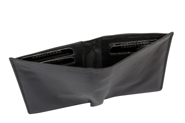 Preview: LEAS Minibörse Geldbeutel dünn extra flach viele Karten im Hochformat, Portmonee mit RFID Schutz Folie Echt-Leder, schwarz Preview: LEAS Minibörse Geldbeutel dünn extra flach viele Karten im Hochformat, Portmonee mit RFID Schutz Folie Echt-Leder, schwarz