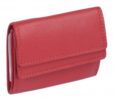 Preview: Minibörse LEAS in Echt-Leder, rot Preview: Minibörse LEAS in Echt-Leder, rot