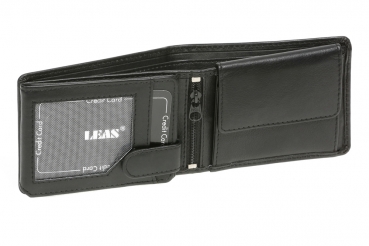 Scheintasche LEAS in Echt-Leder, schwarz - LEAS Mini-Edition