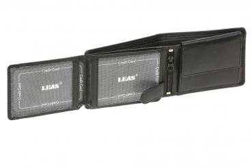 Preview: Scheintasche LEAS in Echt-Leder, schwarz Preview: Scheintasche LEAS in Echt-Leder, schwarz