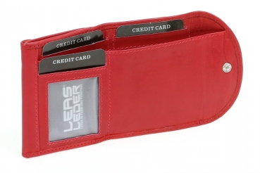 Preview: Minibörse LEAS in Echt-Leder, cherry Preview: Minibörse LEAS in Echt-Leder, cherry