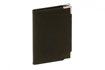 Preview: Scheckkartenhülle Scheckkartenmappe Kreditkartenmappe dünn mit RFID Schutz, Ausweismappe flach mit RFID Folie LEAS in Echt-Leder, schwarz Preview: Scheckkartenhülle Scheckkartenmappe Kreditkartenmappe dünn mit RFID Schutz, Ausweismappe flach mit RFID Folie LEAS in Echt-Leder, schwarz