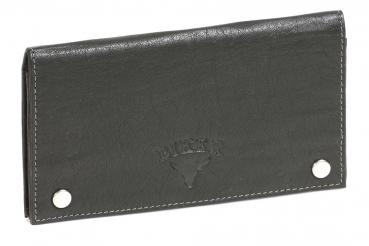 Preview: Tabaktasche Tabakbeutel Drehertasche BIKER in echt Leder, schwarz Preview: Tabaktasche Tabakbeutel Drehertasche BIKER in echt Leder, schwarz