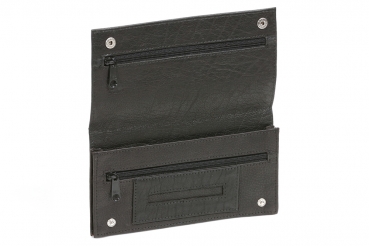 Preview: Tabaktasche Tabakbeutel Drehertasche BIKER in echt Leder, schwarz Preview: Tabaktasche Tabakbeutel Drehertasche BIKER in echt Leder, schwarz