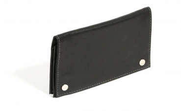 Preview: Tabaktasche Tabakbeutel Drehertasche LEAS in echt Leder, schwarz Preview: Tabaktasche Tabakbeutel Drehertasche LEAS in echt Leder, schwarz