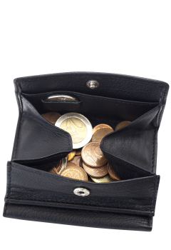 Preview: Kleine Wiener Geldbörse mit XXL Kleingeldfach Minibörse extra dünn mit RFID Schutz LEAS in Echt-Leder, schwarz 9,5x7,5x2cm (LxBxH) Preview: Kleine Wiener Geldbörse mit XXL Kleingeldfach Minibörse extra dünn mit RFID Schutz LEAS in Echt-Leder, schwarz 9,5x7,5x2cm (LxBxH)