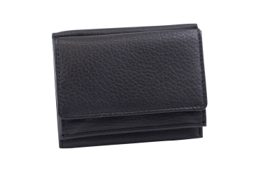 Preview: Kleine Wiener Geldbörse mit XXL Kleingeldfach Minibörse extra dünn mit RFID Schutz LEAS in Echt-Leder, schwarz 9,5x7,5x2cm (LxBxH) Preview: Kleine Wiener Geldbörse mit XXL Kleingeldfach Minibörse extra dünn mit RFID Schutz LEAS in Echt-Leder, schwarz 9,5x7,5x2cm (LxBxH)