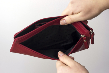 Preview: Banktasche Geldtasche LEAS in Echt-Leder, rot Preview: Banktasche Geldtasche LEAS in Echt-Leder, rot