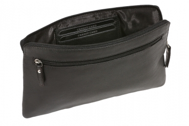 Preview: Banktasche, Geldtasche, LEAS in Echt-Leder, schwarz Preview: Banktasche, Geldtasche, LEAS in Echt-Leder, schwarz