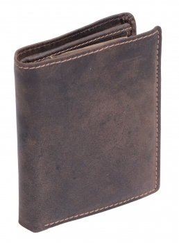 Preview: Herren Geldbeutel natur mit Geschenkbox LEAS in Echt-Leder, dunkelbraun Preview: Herren Geldbeutel natur mit Geschenkbox LEAS in Echt-Leder, dunkelbraun