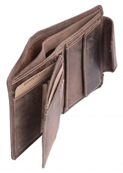 Preview: Herren und Damen Geldbörse mit Verschluss (mit LEAS-Geschenkbox) LEAS in Echt-Leder, braun Preview: Herren und Damen Geldbörse mit Verschluss (mit LEAS-Geschenkbox) LEAS in Echt-Leder, braun