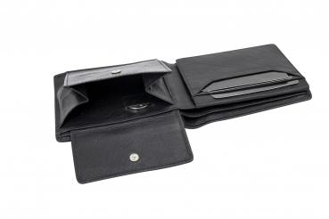 Preview: LEAS Geldbörse Herren extra dünn mit RFID Schutz, Klappe und Geheimfach, Herren Geldbeutel flach in Echt-Leder, Portmonee im Querformat mit 3 Scheinfächern, schwarz Preview: LEAS Geldbörse Herren extra dünn mit RFID Schutz, Klappe und Geheimfach, Herren Geldbeutel flach in Echt-Leder, Portmonee im Querformat mit 3 Scheinfächern, schwarz