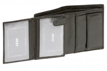 Preview: ORIGINAL Damen & Herren Kombibörse im Hochformat LEAS in Echt-Leder, schwarz Preview: ORIGINAL Damen & Herren Kombibörse im Hochformat LEAS in Echt-Leder, schwarz