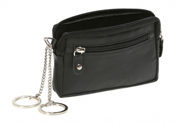 Preview: Schlüsseltasche LEAS in Echt-Leder, schwarz Preview: Schlüsseltasche LEAS in Echt-Leder, schwarz