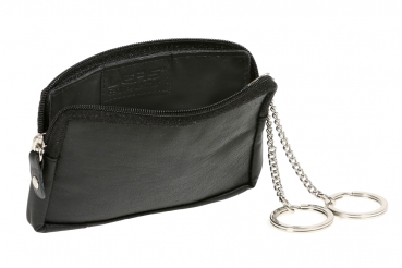Preview: Schlüsseltasche LEAS in Echt-Leder, schwarz Preview: Schlüsseltasche LEAS in Echt-Leder, schwarz