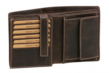 Preview: Kombibörse für bis zu 18 Karten mit Dehnfalte und Geschenkbox LEAS in Echt-Leder, dunkelbraun Preview: Kombibörse für bis zu 18 Karten mit Dehnfalte und Geschenkbox LEAS in Echt-Leder, dunkelbraun