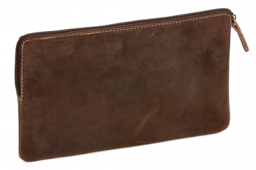 Preview: Banktasche & Geldtasche im Vintage-Style LEAS in Echt-Leder, braun Preview: Banktasche & Geldtasche im Vintage-Style LEAS in Echt-Leder, braun