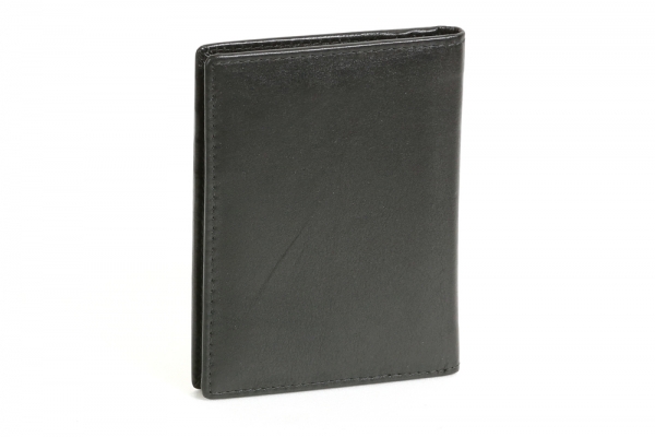 Ausweis- und Kreditkartenhülle LEAS in Echt-Leder, schwarz - LEAS Card-Collection - Kopie