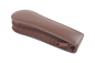 Preview: LEAS Uhrenetui für 1 Uhr mit Reißverschluss aus feinstem Rind Leder braun 15x6x2,5cm (BxHxT)