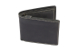 Preview: Portmonee Herren Geldbörse natur im Querformat LEAS in Echt-Leder - Vintage-Collection 12,5x9,5x3cm (BxHxT) (schwarz)