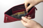 Preview: Banktasche Geldtasche LEAS in Echt-Leder, rot