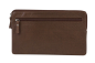 Preview: Banktasche Geldtasche LEAS in Echt-Leder, cognac