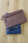 Preview: Banktasche Geldtasche LEAS in Echt-Leder, cognac