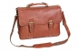 Preview: Oxford - Aktentasche by LEAS in Echt-Leder, dark cognac - LEAS Classic Bags