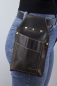 Preview: Kellnertasche für Kellnerbörse Köcher in Volllederausstattung LEAS im Vintage-Stil in Echt-Leder, braun
