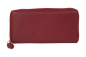 Preview: Große Vollleder Damen Geldbörse mit RFID Schutz Reißverschluss rundherum Damenlangbörse Portemonnaie Brieftasche lang LEAS in Echt-Leder, rot 19,5x9,5x2cm (BxHxT)