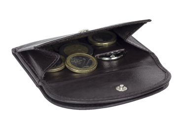 Minibörse LEAS in Echt-Leder, braun