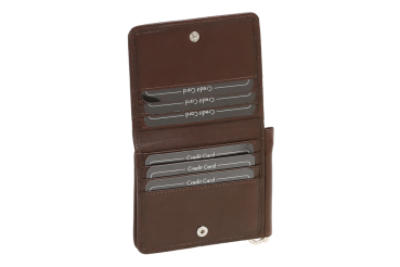 Dollar Clip Geldscheinklammer Geldklammer Money Clip LEAS in Echt-Leder, braun