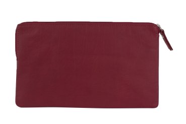 Preview: Banktasche Geldtasche LEAS in Echt-Leder, rot