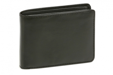 Hochwertige Scheintasche mit Riegel (mit edler Geschenkkiste) JC in Echt-Leder, schwarz - LEAS Elegance-Edition