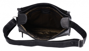 Messengertasche LEAS in Echt-Leder, schwarz - LEAS Classic Bags