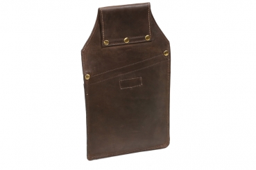 Preview: Kellnertasche Köcher in Volllederausstattung LEAS im Vintage-Stil in Echt-Leder, braun