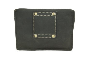 Preview: Gürteltasche mit Volllederausstattung und Geschenkbox LEAS in Echt-Büffel-Leder, schwarz