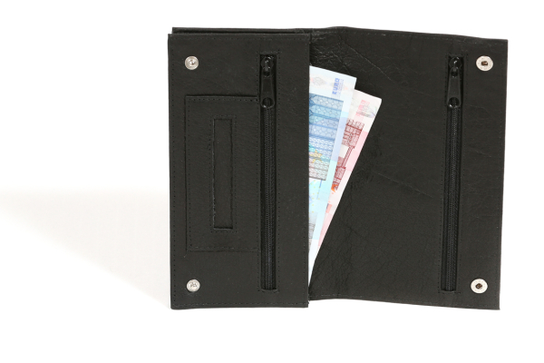 Tabaktasche Tabakbeutel Drehertasche LEAS in echt Leder, schwarz
