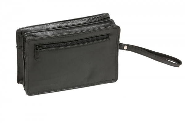 Herrentasche aus Rindleder LEAS in Echt-Leder, schwarz - LEAS Men's Bags
