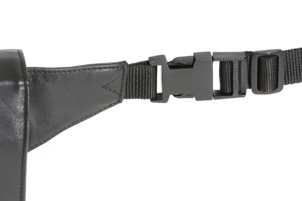 Gürteltasche mit Volllederausstattung LEAS in Echt-Leder, schwarz