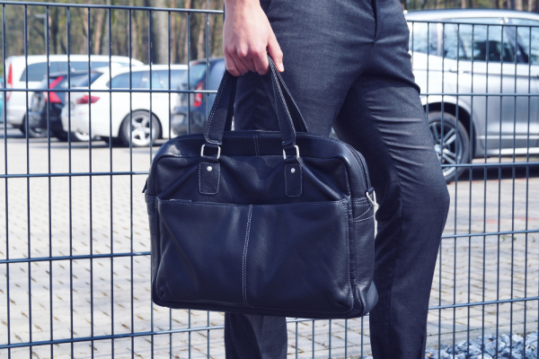 Stanford - Laptoptasche by CB in Echt-Leder, schwarz - LEAS Classic Bags