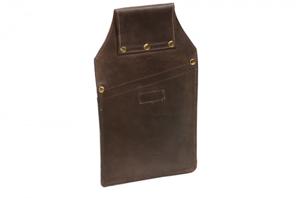 Kellnertasche Köcher in Volllederausstattung LEAS im Vintage-Stil in Echt-Leder, braun